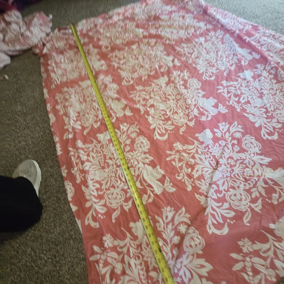 X2 Lands' End Floral Pink and White Duvet Cover FULL - Picture 12 of 12